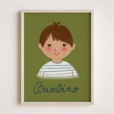 A young Italian child.