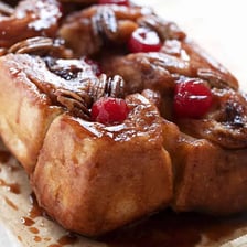 A Chelsea bun pastry shown alongside Chelsea Football Club imagery