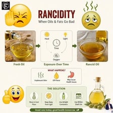 Bottle of cooking oil representing spoilage