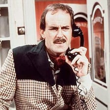 References associated with hotelier Basil Fawlty and hotel magnate Charles Forte.