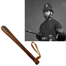 A short heavy truncheon or club.