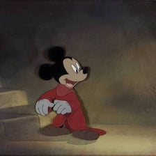 An animated scene from Disney’s 1940 film Fantasia.