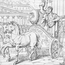 An illustration depicting an authoritarian ruler