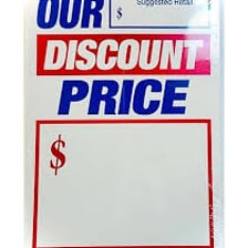 A product marked as a good-value bargain.