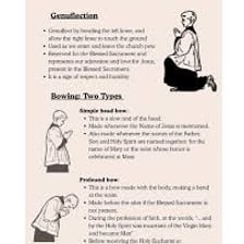 A person kneeling in a gesture of reverence