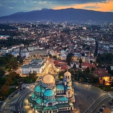 The Alexander Nevsky Cathedral in Sofia, Bulgaria