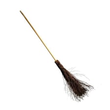 A traditional broom made from a bundle of twigs