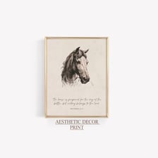 An illustration of a horse presented as a gift