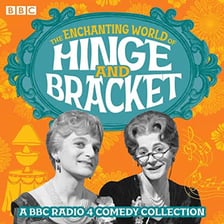 A performance image of the comedy duo Hinge and Bracket