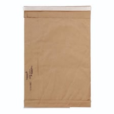A padded mailing bag used to package a small parcel