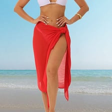 A person wearing a traditional sarong
