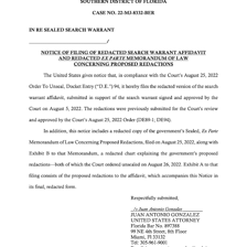 An official document or decision showing that an action has been justified.