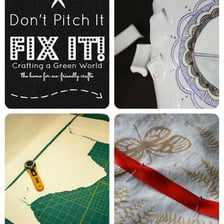 A simple improvised repair made from readily available materials