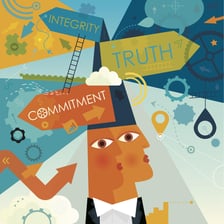 An illustration representing a practical decision with ethical consequences.
