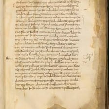 An old manuscript recording historical events