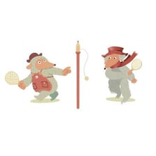 An illustration of Orinoco, the Womble character.