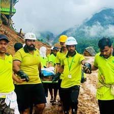 Volunteer helping another person as an example of altruism