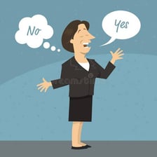 An illustration of a person telling an exaggerated lie.