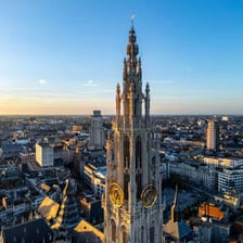 A view of Antwerp’s historic Belgian city centre