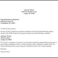 A document with a section marked for a designated purpose.