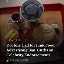 A person deliberately avoiding an unhealthy food choice