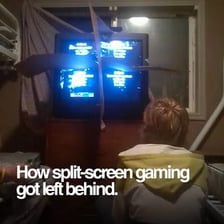 A theatrical performer and a person playing a video game.