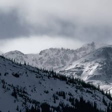 A dramatic mountain landscape illustrating an extreme environment.