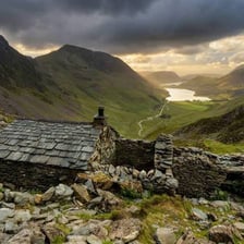 Mountainous landscape in Cumbria’s Lake District