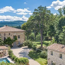 A traditional French inn in a rural village