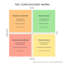 A visual comparison between an easy task and a difficult task