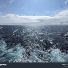 A wide view across the open ocean