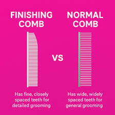 A comparison showing the teeth of a comb and the teeth of a hand saw.