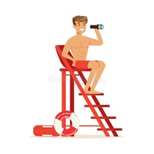 An illustrative comparison of a lifeguard, a fireguard and a bodyguard