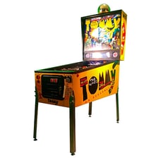 A pinball machine associated with The Who song “Pinball Wizard”