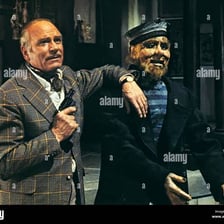 Laurence Olivier in a still from the film Sleuth