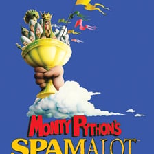 A stage production of the musical Spamalot