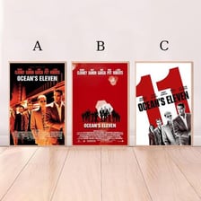 Promotional artwork for the 2001 film Ocean’s Eleven