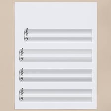 Pages of written musical notation for a composed work.
