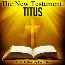 A Bible opened to the Book of Titus in the New Testament.