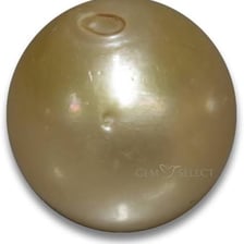 A group of round lustrous pearls