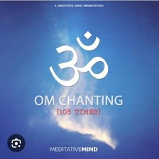 People meditating together while chanting om