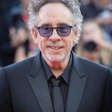Portrait of film director Tim Burton