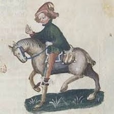 Historical yeoman giving an affirmative response
