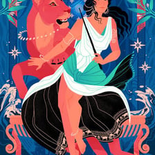 An artistic depiction of Circe, the enchantress from Greek mythology