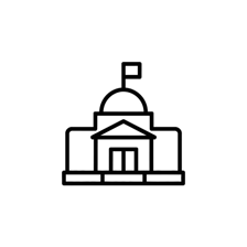 A government building representing political rule