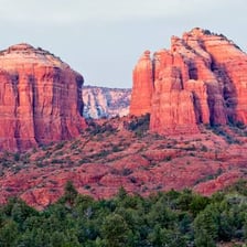Red-rock formations near Sedona, Arizona