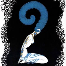 An Art Deco illustration by artist Erté