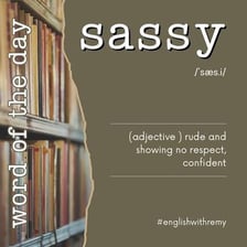 A person with a lively, self-assured expression