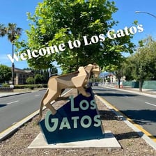 A view of downtown Los Gatos, California