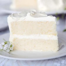 A cake covered in a smooth layer of icing.